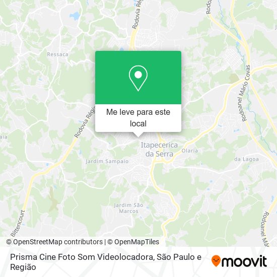 Prisma Cine Foto Som Videolocadora mapa