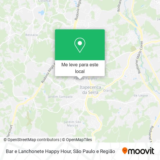 Bar e Lanchonete Happy Hour mapa