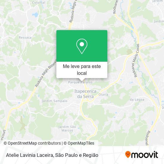 Atelie Lavinia Laceira mapa