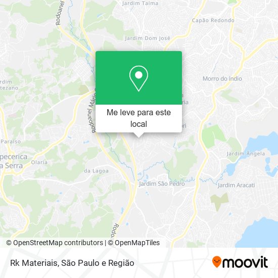 Rk Materiais mapa