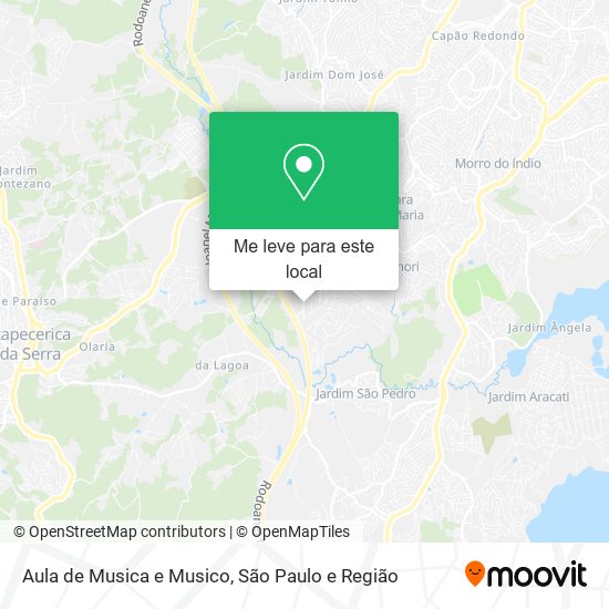 Aula de Musica e Musico mapa