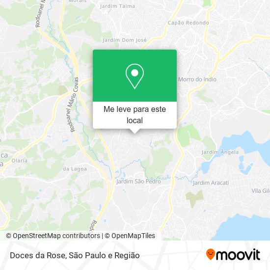 Doces da Rose mapa