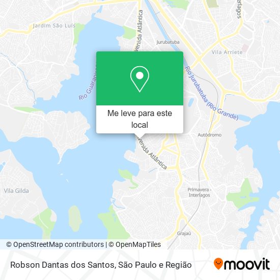 Robson Dantas dos Santos mapa