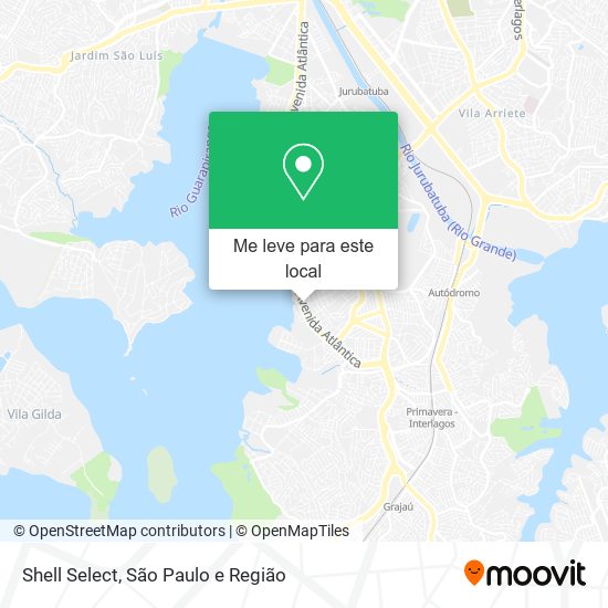 Shell Select mapa