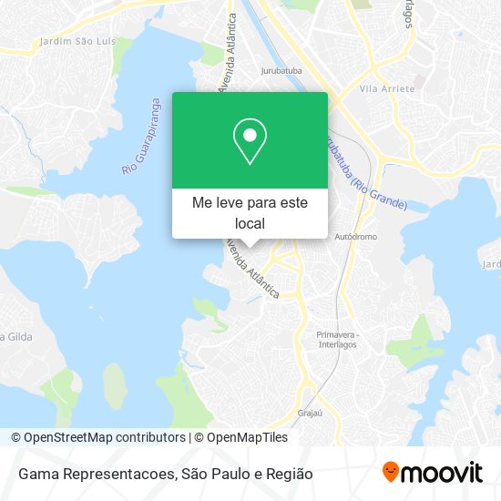 Gama Representacoes mapa