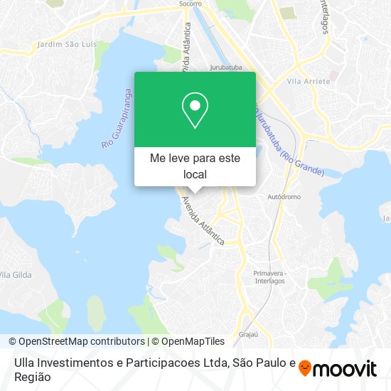 Ulla Investimentos e Participacoes Ltda mapa