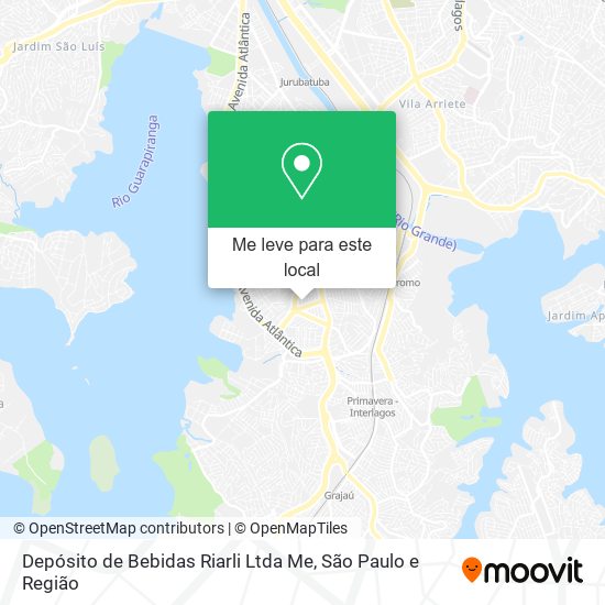 Depósito de Bebidas Riarli Ltda Me mapa
