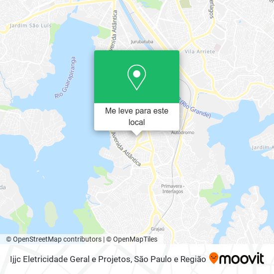 Ijjc Eletricidade Geral e Projetos mapa