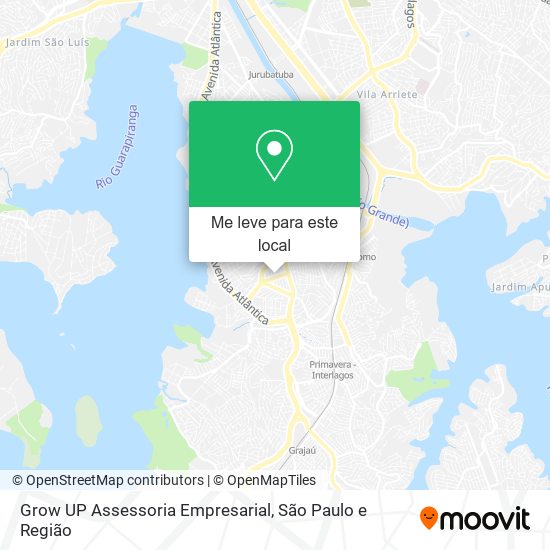 Grow UP Assessoria Empresarial mapa