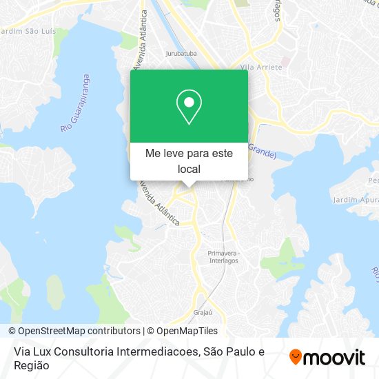 Via Lux Consultoria Intermediacoes mapa