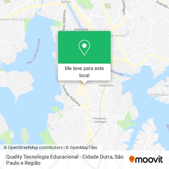 Quality Tecnologia Educacional - Cidade Dutra mapa
