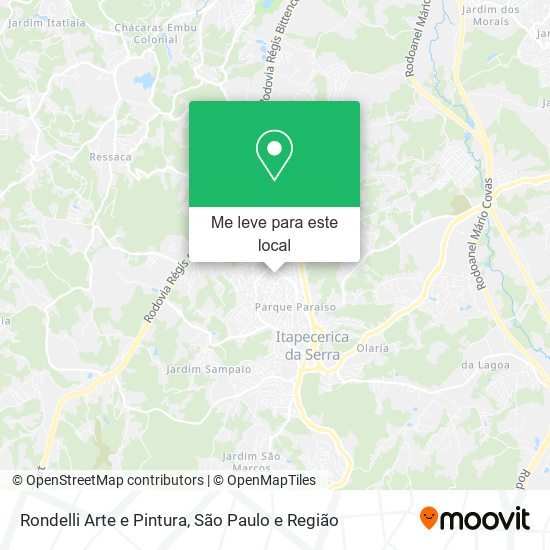 Rondelli Arte e Pintura mapa
