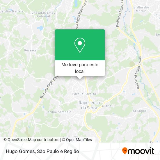 Hugo Gomes mapa