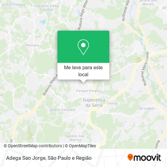 Adega Sao Jorge mapa
