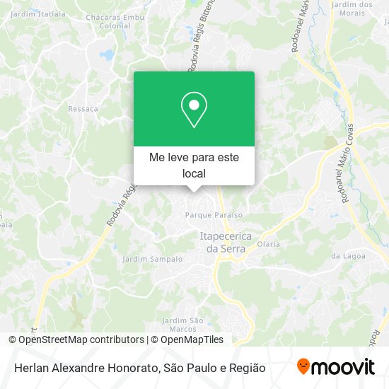 Herlan Alexandre Honorato mapa