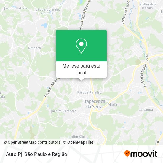 Auto Pj mapa