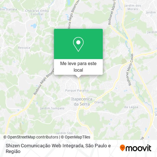 Shizen Comunicação Web Integrada mapa