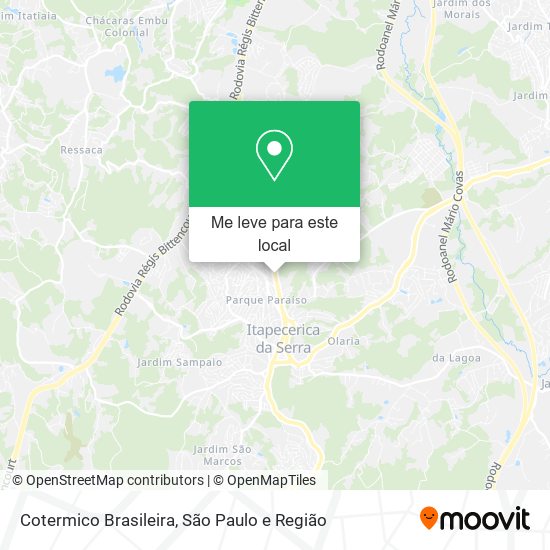 Cotermico Brasileira mapa