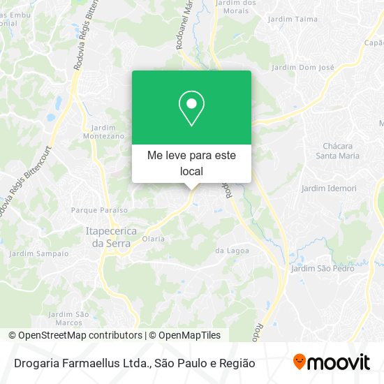Drogaria Farmaellus Ltda. mapa