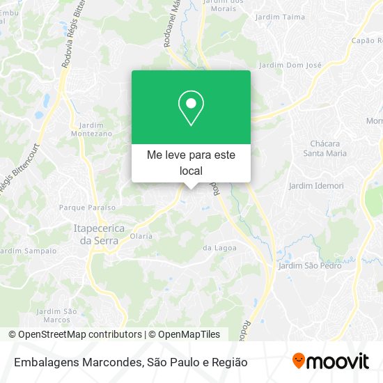 Embalagens Marcondes mapa