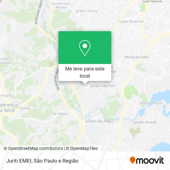 Juriti EMEI mapa