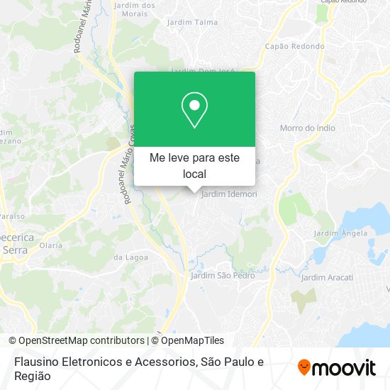 Flausino Eletronicos e Acessorios mapa