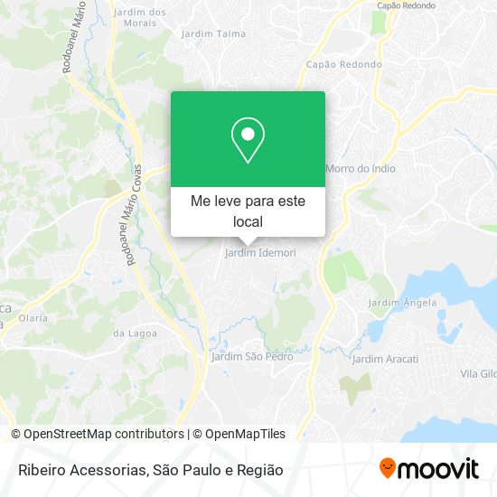 Ribeiro Acessorias mapa
