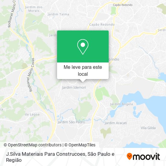 J.Silva Materiais Para Construcoes mapa