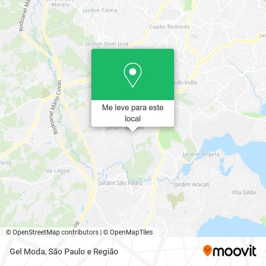 Gel Moda mapa