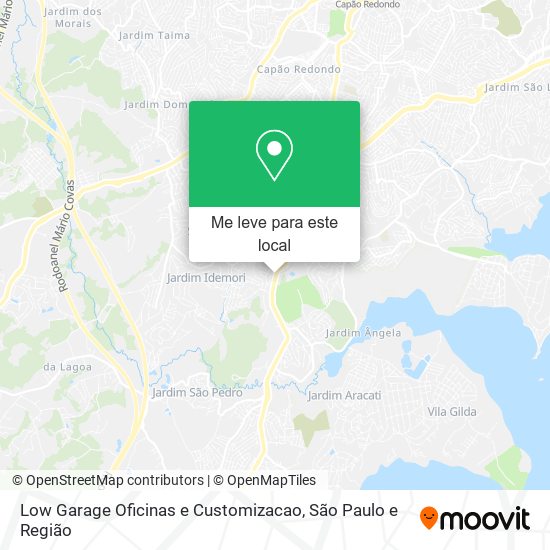 Low Garage Oficinas e Customizacao mapa