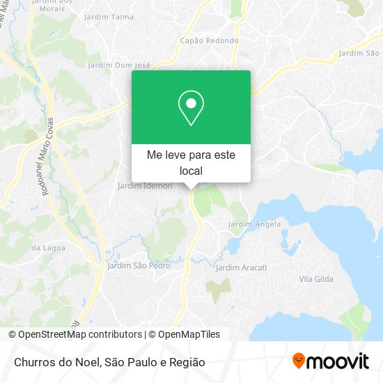 Churros do Noel mapa