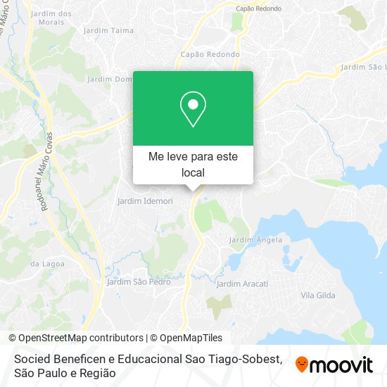 Socied Beneficen e Educacional Sao Tiago-Sobest mapa