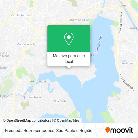 Fresneda Representacoes mapa