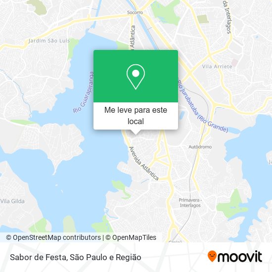 Sabor de Festa mapa