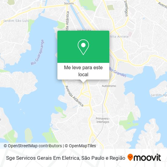 Sge Servicos Gerais Em Eletrica mapa