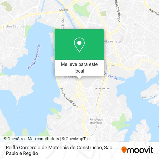 Reifla Comercio de Materiais de Construcao mapa