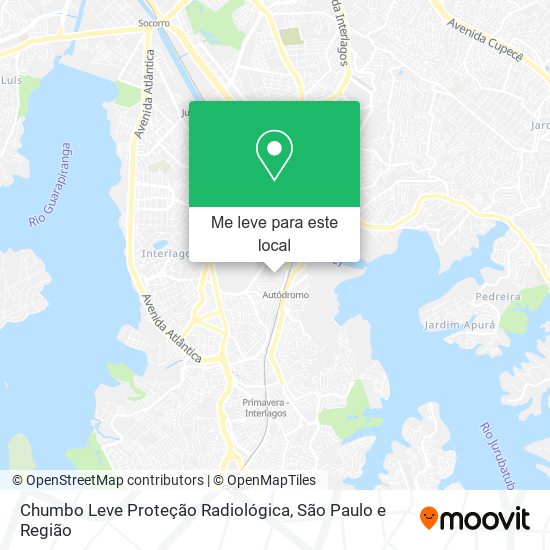 Chumbo Leve Proteção Radiológica mapa