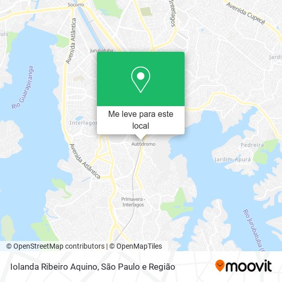 Iolanda Ribeiro Aquino mapa