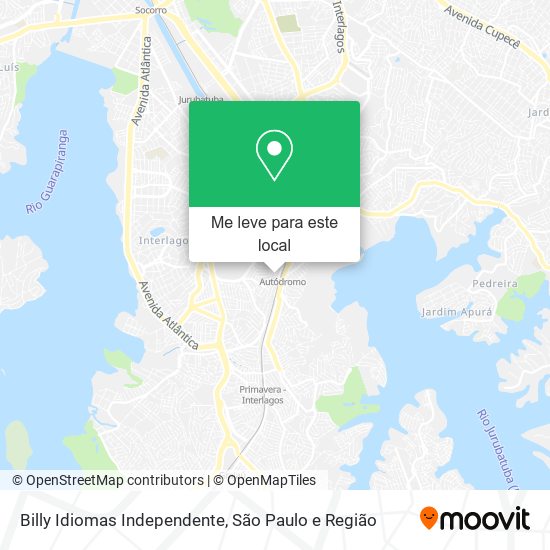 Billy Idiomas Independente mapa