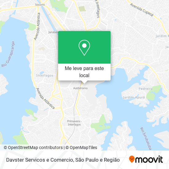 Davster Servicos e Comercio mapa