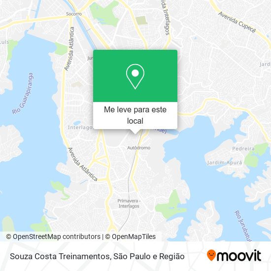 Souza Costa Treinamentos mapa