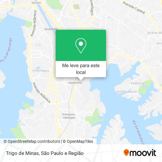 Trigo de Minas mapa