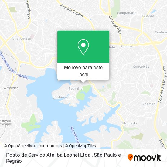 Posto de Servico Ataliba Leonel Ltda. mapa