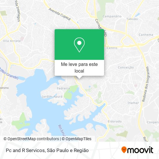 Pc and R Servicos mapa