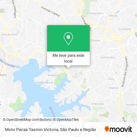 Moto Pecas Yasmin Victoria mapa