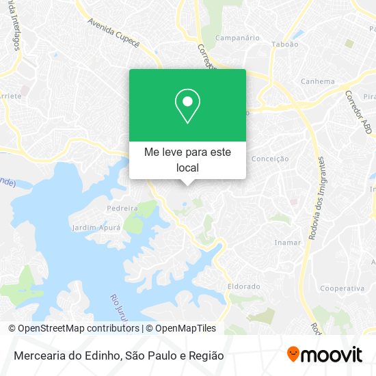 Mercearia do Edinho mapa