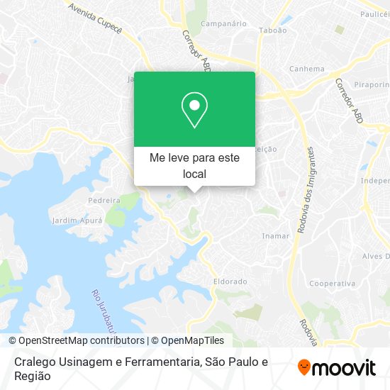 Cralego Usinagem e Ferramentaria mapa