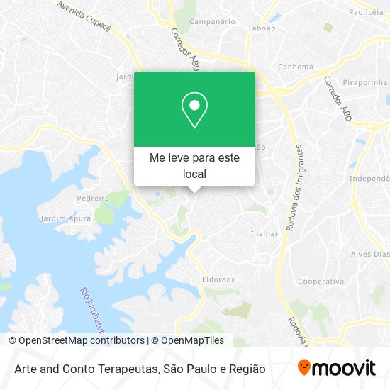 Arte and Conto Terapeutas mapa