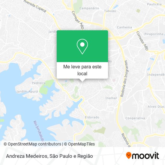 Andreza Medeiros mapa