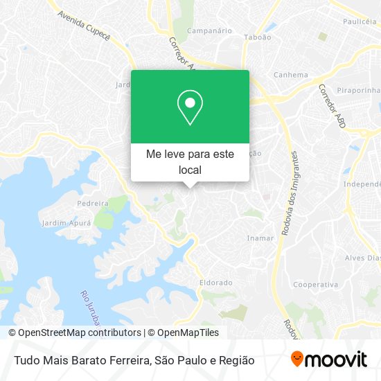 Tudo Mais Barato Ferreira mapa